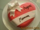 Torta a forma di cuore per la mamma