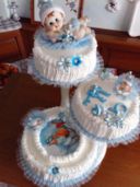 Torta per il battesimo di Elias