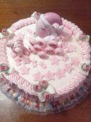 Torta per il battesimo di Sarah