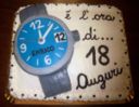 Torta per Enrico che non vede l’ora di compiere 18 anni