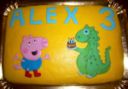 Torta George e il dinosauro