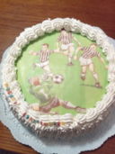 Torta compleanno per appassionato di pallone