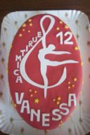 Torta “ritmica” per il compleanno di Vanessa