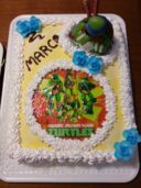 Torta con Tartarughe Ninja