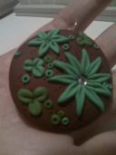 La torta verde e cioccolato