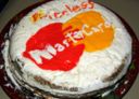 Una torta a forma di carta di credito mastercard