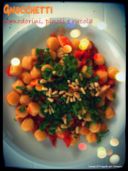 Gnocchetti con pomodorini, pinoli e rucola