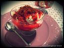 Coppette di Cheesecake al miele con salsa di fragole