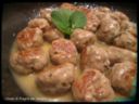 Polpette di carne in salsa al limone