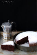 Torta alla ricotta, caffè e cioccolato