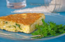 Frittata di riso e caciocavallo