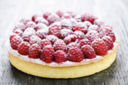 La crostata di lamponi e mandorle