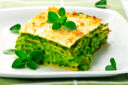 Le lasagne agli spinaci e mozzarella per una Pasqua vegetariana