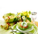 Decorare la tavola a Pasqua: un trionfo di giallo e verde!