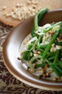 Contorno leggero, Fagiolini ed orzo in tegame
