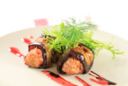 Rotolini di melanzana con polpette, un antipasto particolare
