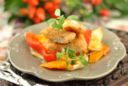 Ricette pesce: lo Spezzatino di sogliola ai peperoni