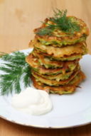 Le frittelle di zucchine alla soia dei Menù di Benedetta