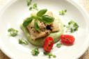 Tranci di sarago con purea al prezzemolo, una ricetta di pesce con contorno