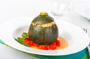 Zucchine ripiene di riso al forno