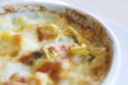 Tortellini al forno con fonduta di formaggi