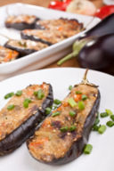 Melanzane ripiene di carne