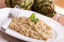 Risotto ai carciofi e scamorza