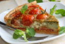 Torta salata con pomodorini e ricotta