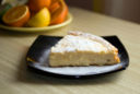 Cheesecake alla panna acida e arancia