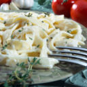 Fettuccine alla menta e limone