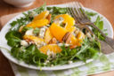 Insalata di rucola arance e noci con gorgonzola