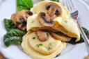 Tortelli ripieni ai funghi porcini