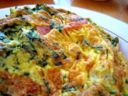 Frittata di spinaci al forno