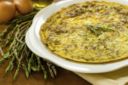 Frittata di asparagi selvatici al forno