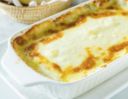 Lasagne al formaggio con nocciole e pistacchi