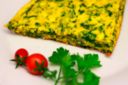 Frittata di spinaci e ricotta al forno