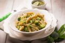 Pasta con broccoletti e funghi, ricetta light