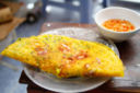 Omelette con gamberetti cinese