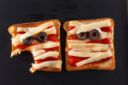 Toast mummia per Halloween