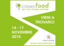 Cosmofood 2015, a Vicenza dal 14 al 17 novembre