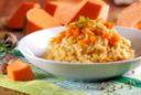 Risotto alla zucca e salsiccia