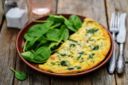 Frittata di catalogna, noci e ricotta