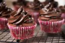 Cupcake al cioccolato e bacche di Goji