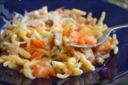 Trofie con zucca e salsiccia