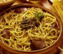 Maccheroni alla chitarra e spaghetti con tartufo