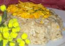 Risotto all'arancia e champagne