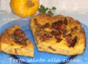 Torta salata di pane raffermo e zucca
