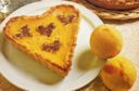 Torta Cuore di pesche alle mandorle