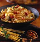 La nuova carbonara con mollica e noci