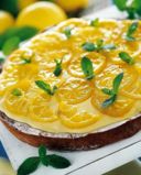 Torta al limone farcita al limoncello